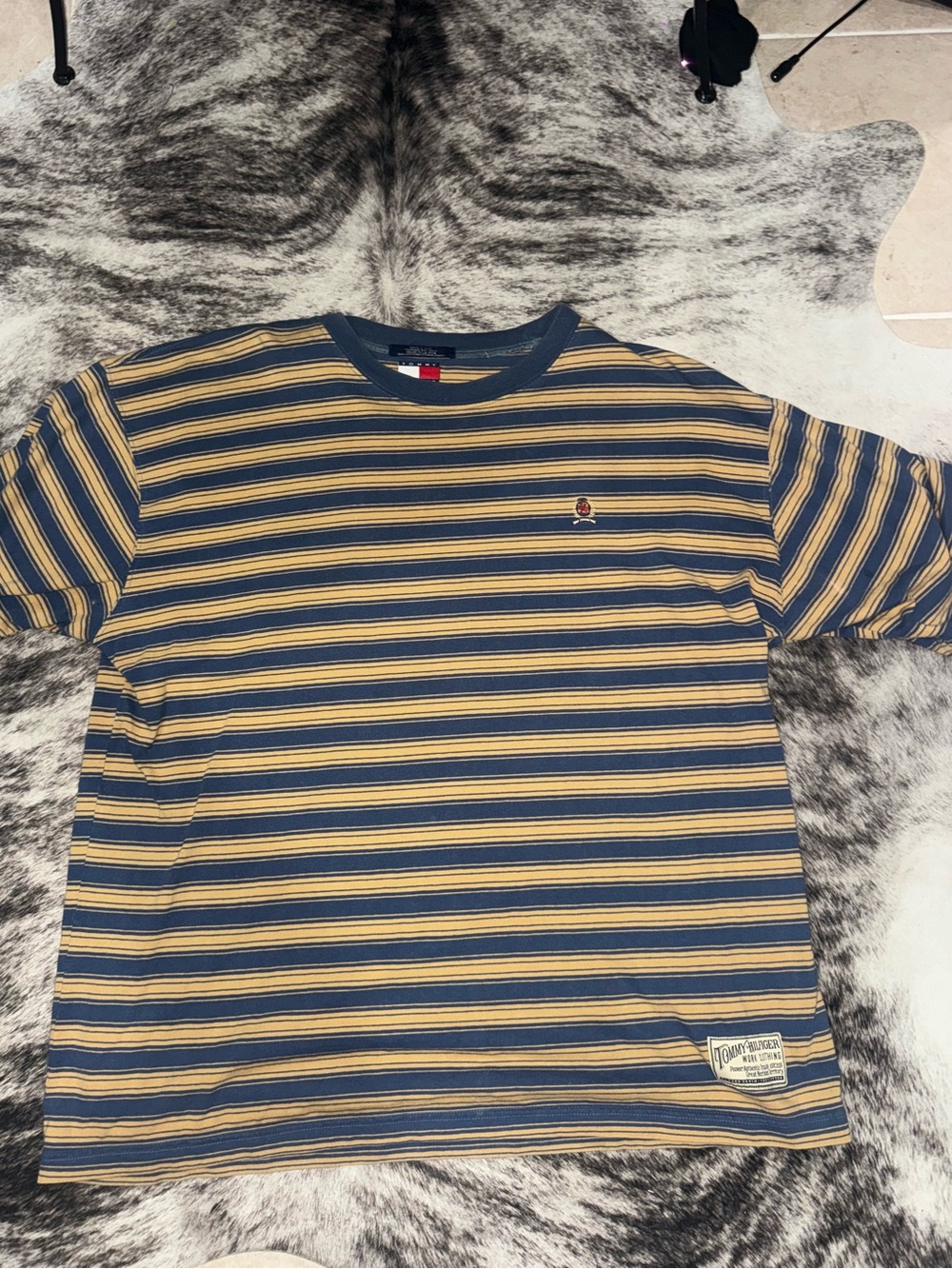 Y2K vintage TOMMY HILFIGER over sized tee shirt mens 2XL